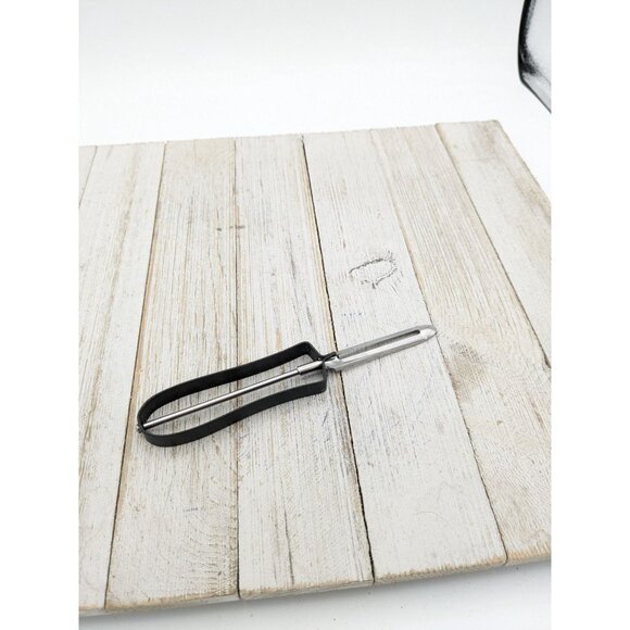 Stainless Steel Black #3 Floating Blade Vegetable Potato Peeler Home Utensil 6" - Picture 3 of 5